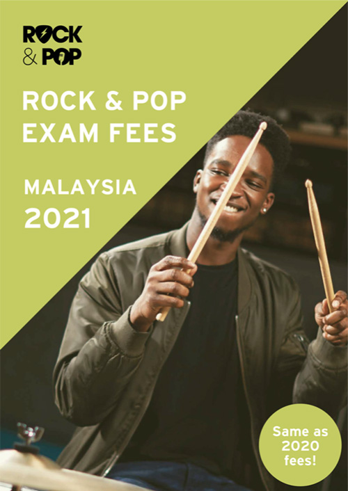 Rock & Pop Exam fee 2021